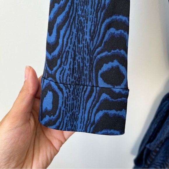 Diane Von Furstenberg Julian Two Mini 100% Silk Jersey Wrap Dress Size 2 - Picture 11 of 13